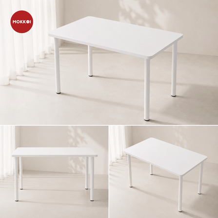โต๊ะทำงาน MOKKOI HOME รุ่น WH-120 ขนาด 120 ซม. สีขาว_7