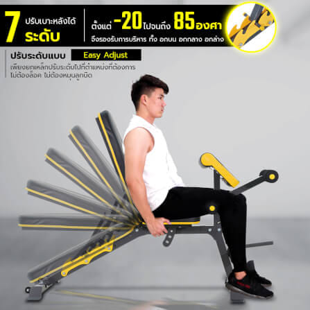 ม้านั่งยกน้ำหนัก POWER REFORM รุ่น FIGHTER_3
