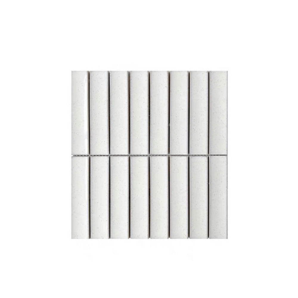 โมเสค TIMELESS TILES รุ่น TIPZY 27.5X29.6 ซม. สีขาว ผิวเงา กระเบื้องผนัง