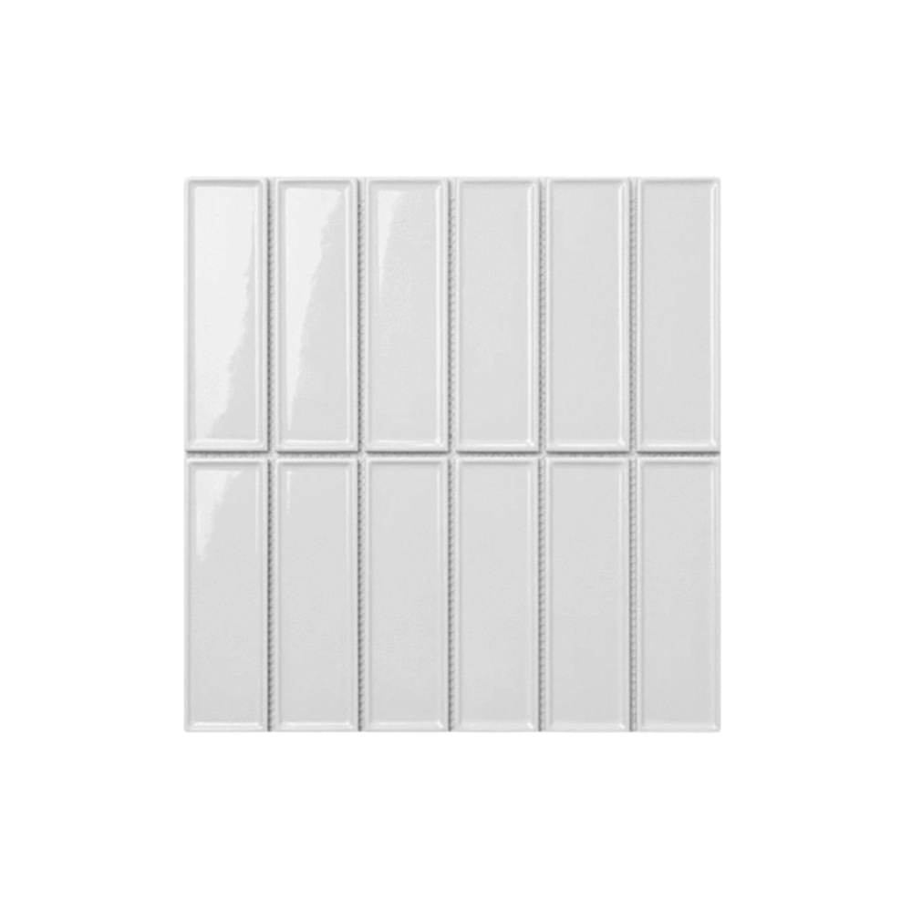 โมเสค TIMELESS TILES รุ่น BAR 29.3X28.5 ซม. สีเทา SILVER GRAY ผิวเงา