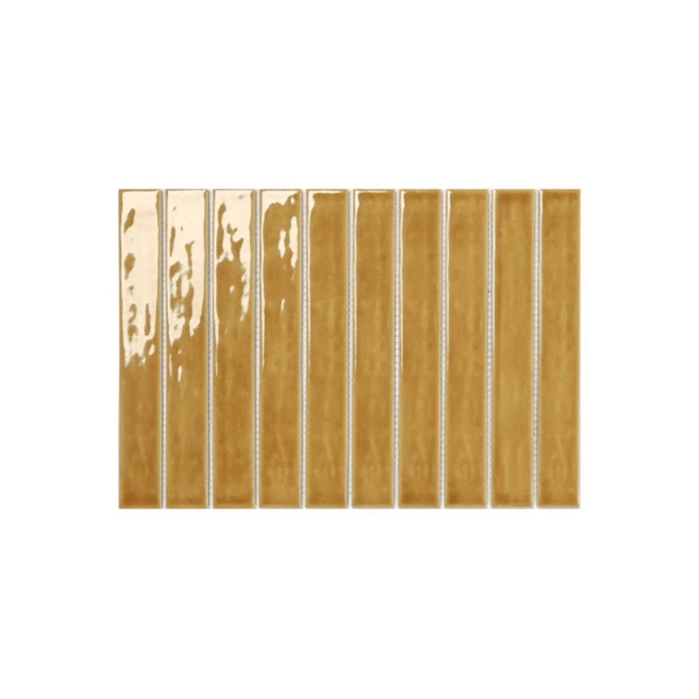 โมเสค TIMELESS TILES รุ่น PAINTIO 31 X 21.4 ซม. สีเหลืองน้ำตาล YELLOW BROWN ผิวเงา