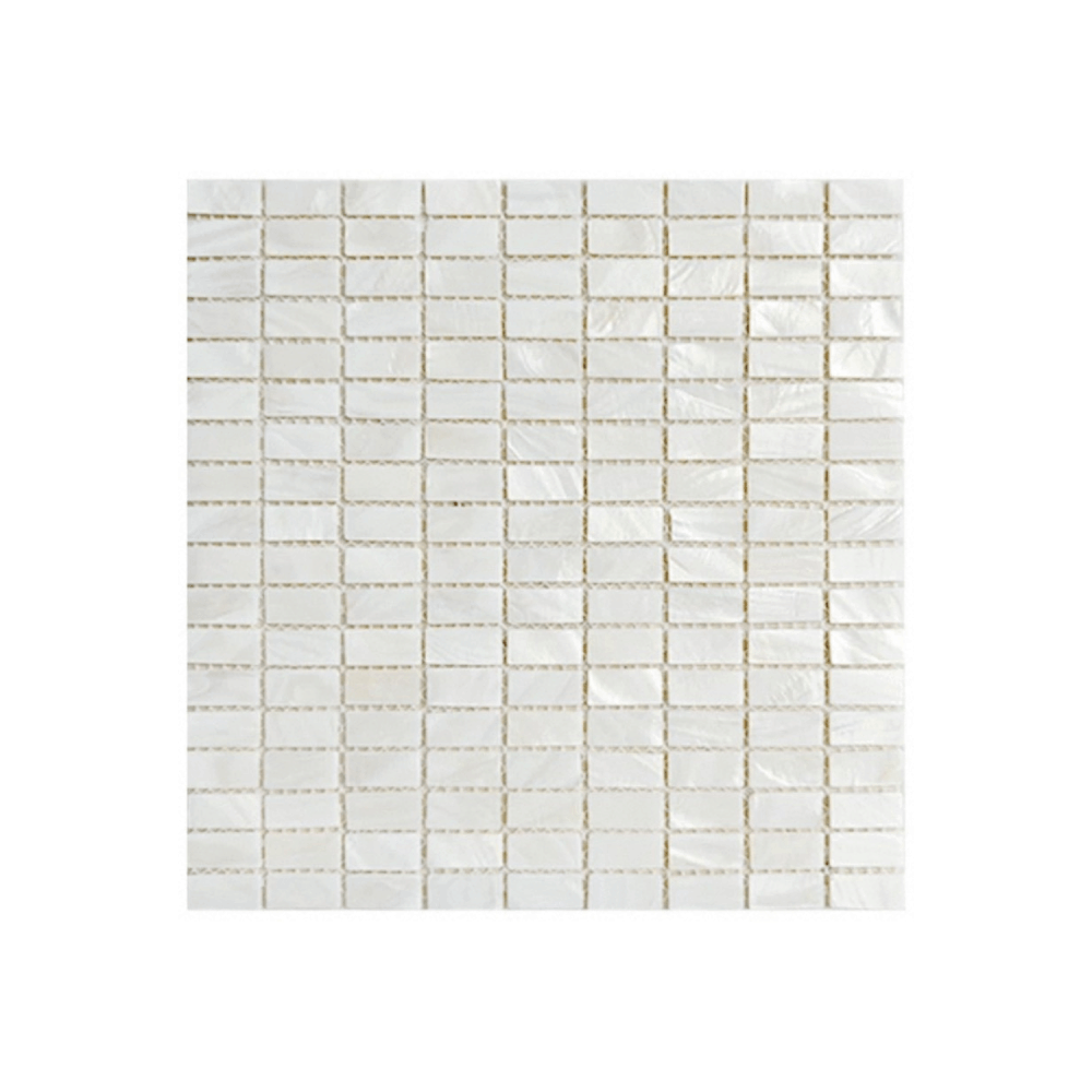 โมเสคเปลือกหอย TIMELESS TILES รุ่น PEARL SEASHELL MOSAIC 30 X 30 ซม. สีขาว IVORY WHITE ทรงสี่เหลี่ยมพื้นผ้า ผิวเงา_0