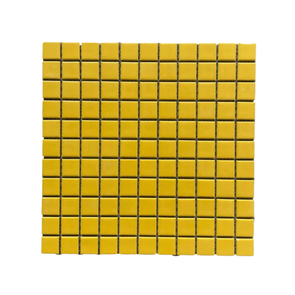 โมเสค TIMELESS TILES รุ่น CLASSIC SQUARE 25 ขนาด 30X30 ซม. สีเหลือง ผิวด้าน MATTE YELLOW โมเสคเซรามิกทรงสี่เหลี่ยมจัตุรัส_0