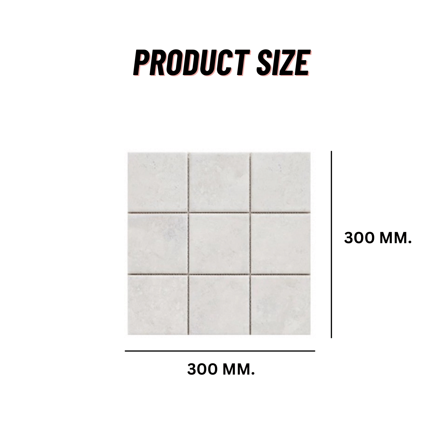 โมเสคเซรามิค TIMELESS TILES รุ่น RAWRY 30X30 ซม. สีเทาอ่อน CLASSIC GRAY สไตล์ลอฟต์_1