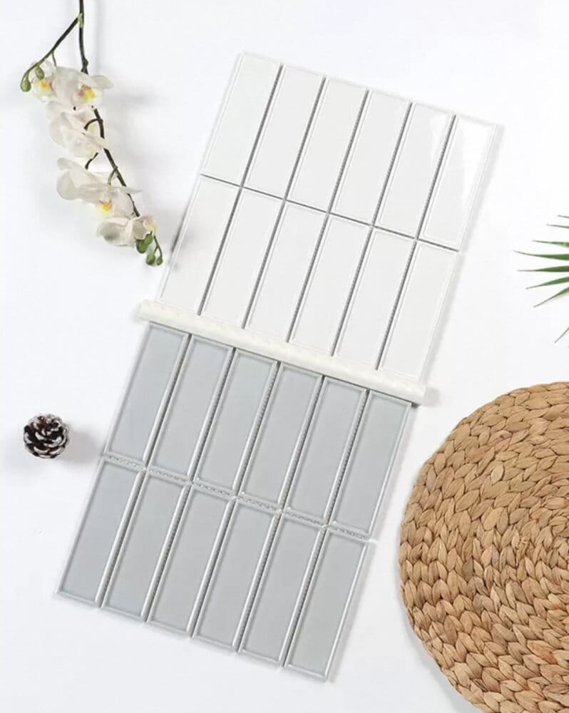 โมเสค TIMELESS TILES รุ่น BAR 29.3X28.5 ซม. สีขาว ผิวเงา_4