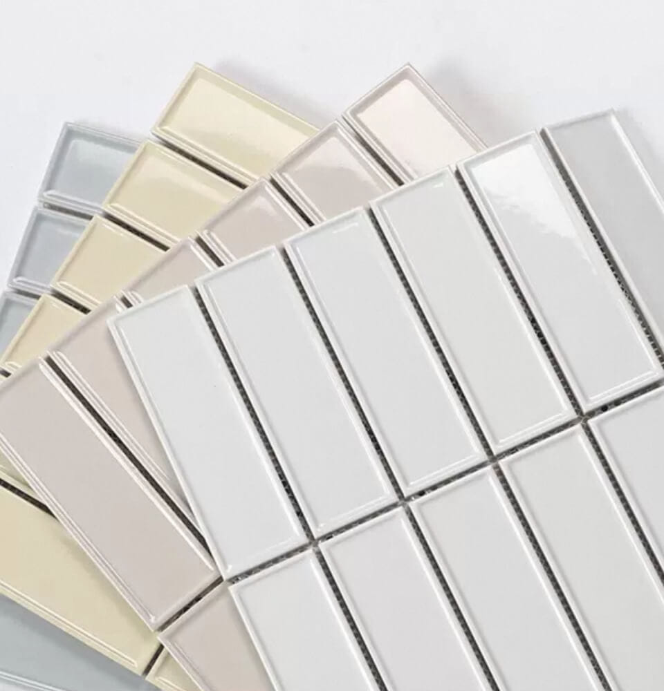 โมเสค TIMELESS TILES รุ่น BAR 29.3X28.5 ซม. สีขาว ผิวเงา_5