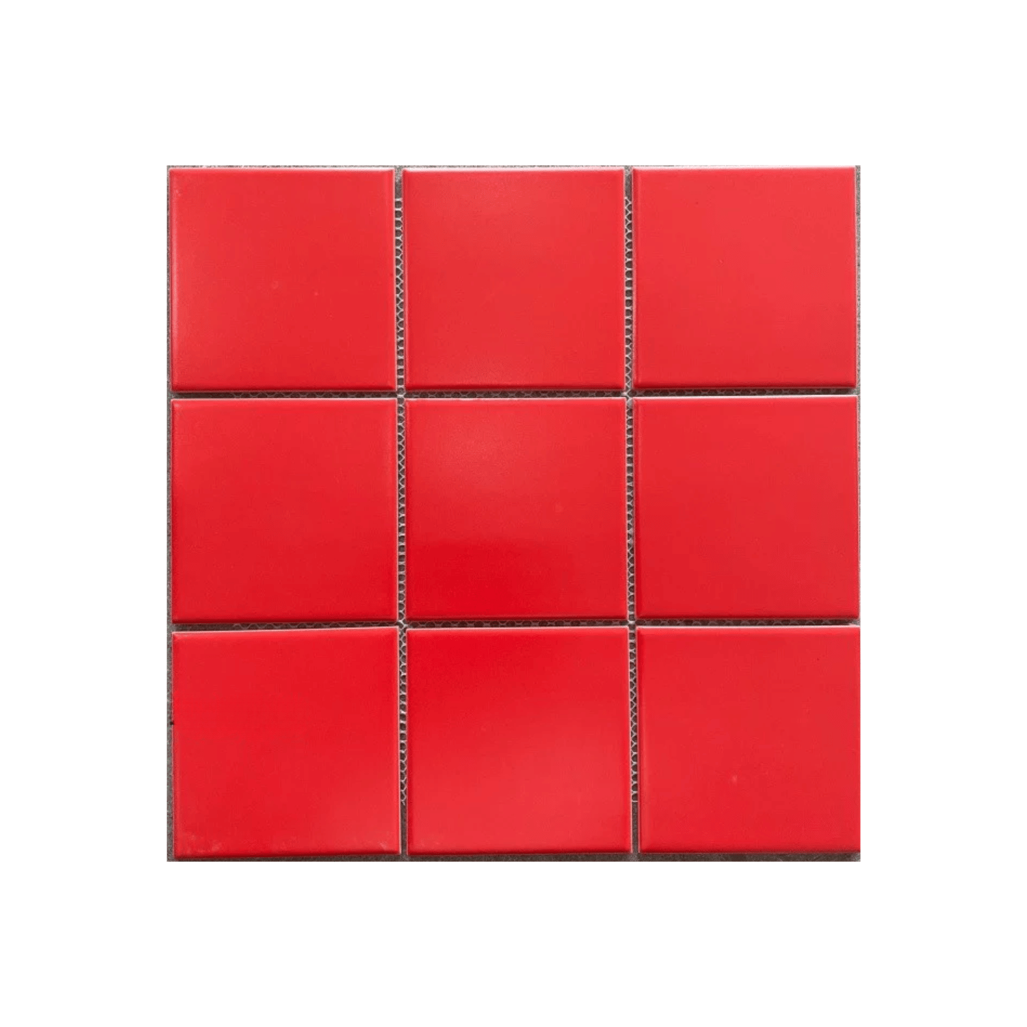 โมเสค TIMELESS TILES รุ่น 3X3 SQUARE MOSAIC TILES ขนาด 30X30 ซม. สีแดง ผิวด้าน MATTE RED_0