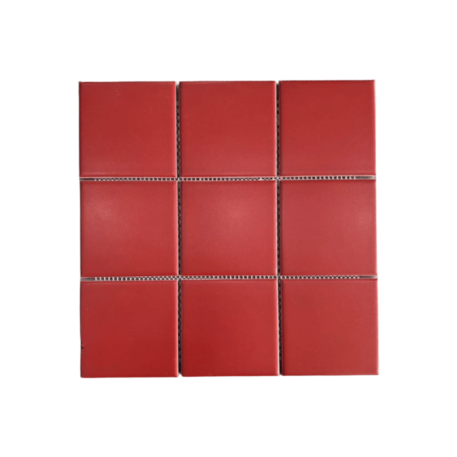 โมเสค TIMELESS TILES รุ่น 3X3 SQUARE MOSAIC TILES ขนาด 30X30 ซม. สีแดงเข้ม ผิวด้าน MATTE RED WINE_0