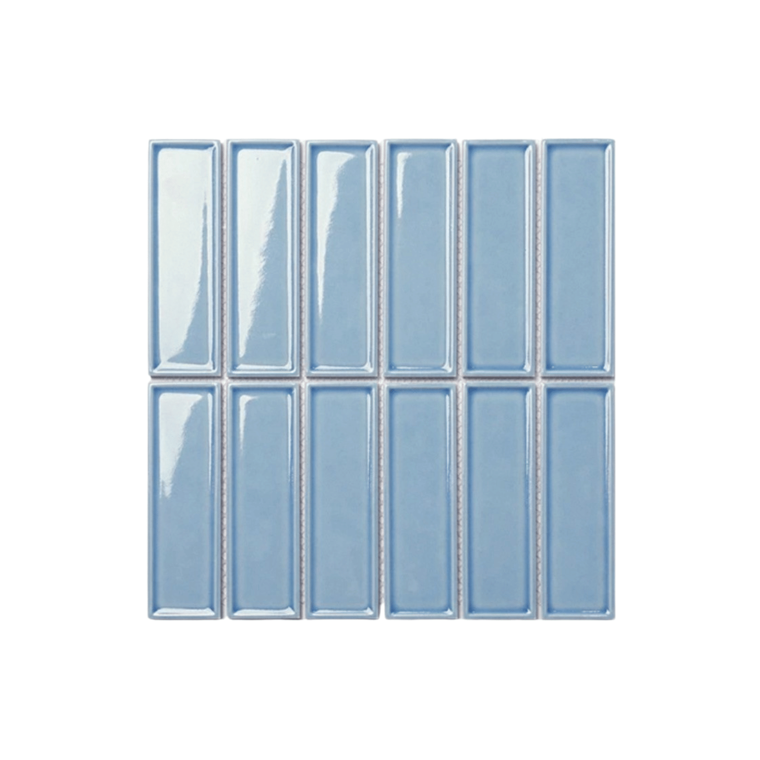โมเสค TIMELESS TILES รุ่น BAR 29.3X28.5 ซม. สีฟ้า LIGHT BLUE ผิวเงา_0