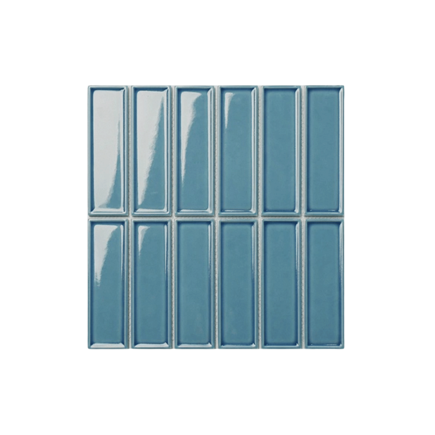 โมเสค TIMELESS TILES รุ่น BAR 29.3X28.5 ซม. สีฟ้า SEA BLUE ผิวเงา_0