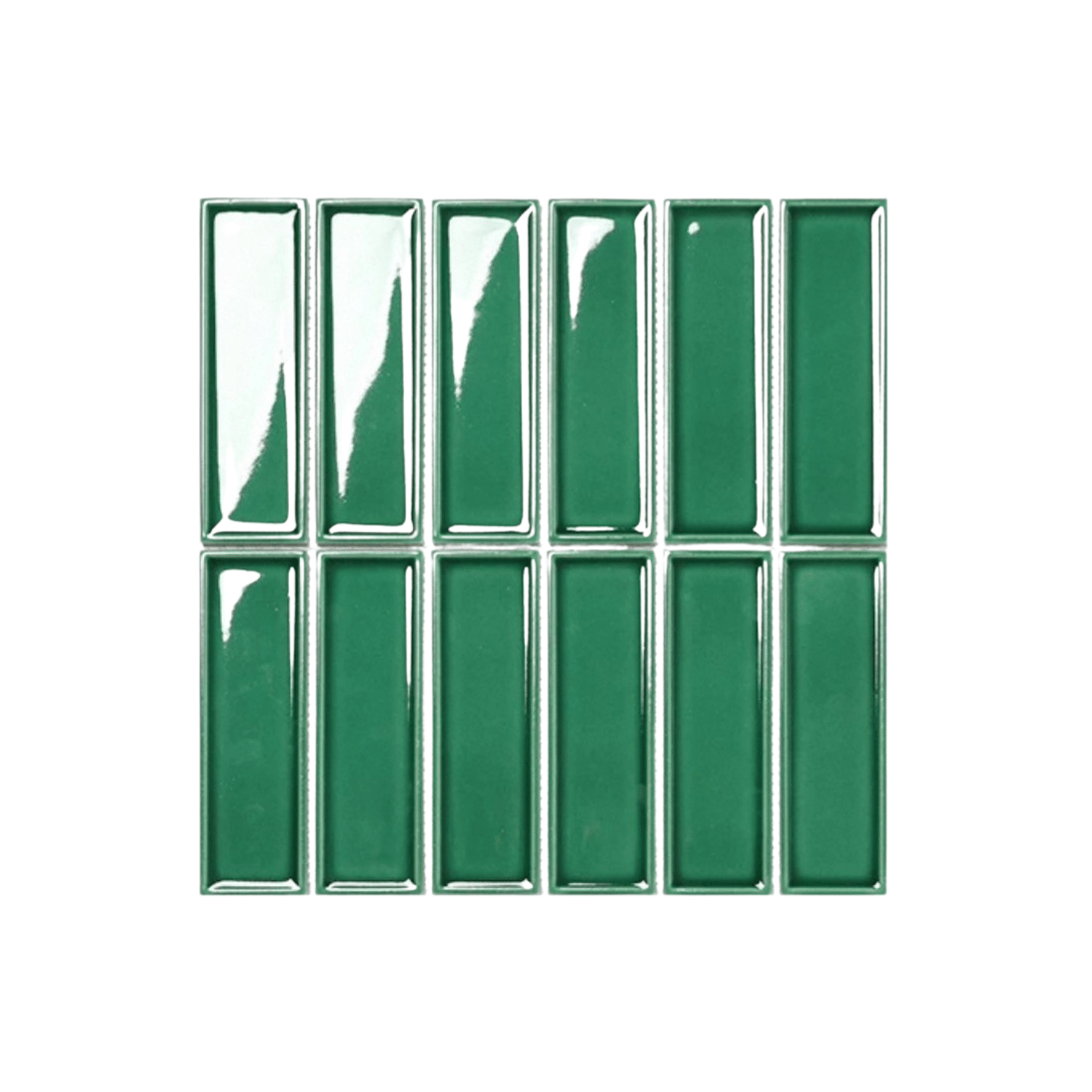 โมเสค TIMELESS TILES รุ่น BAR 29.3X28.5 ซม. สีเขียว GREEN ผิวเงา_0
