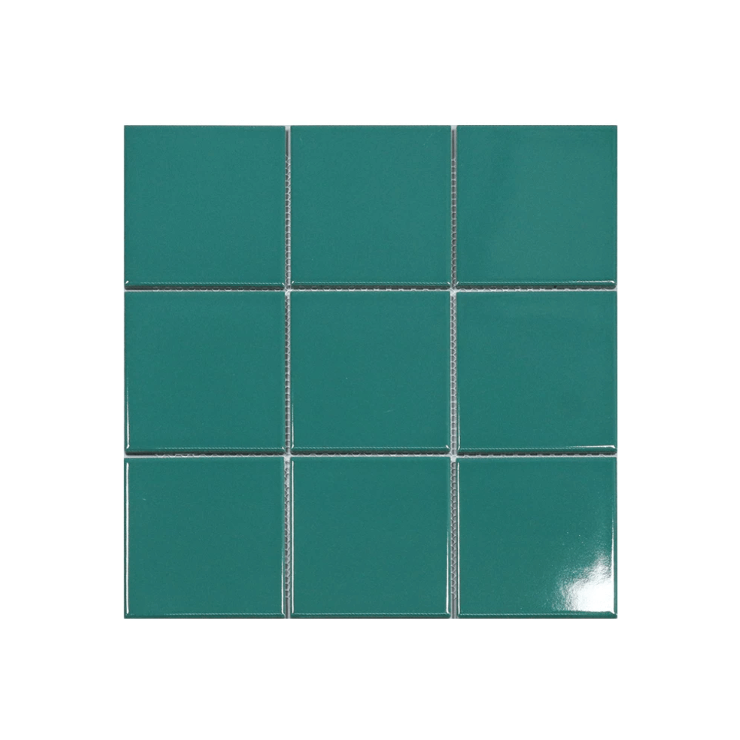 โมเสค TIMELESS TILES รุ่น 3X3 SQUARE MOSAIC TILES ขนาด 30X30 ซม. สีเขียวมอส ผิวเงา_0