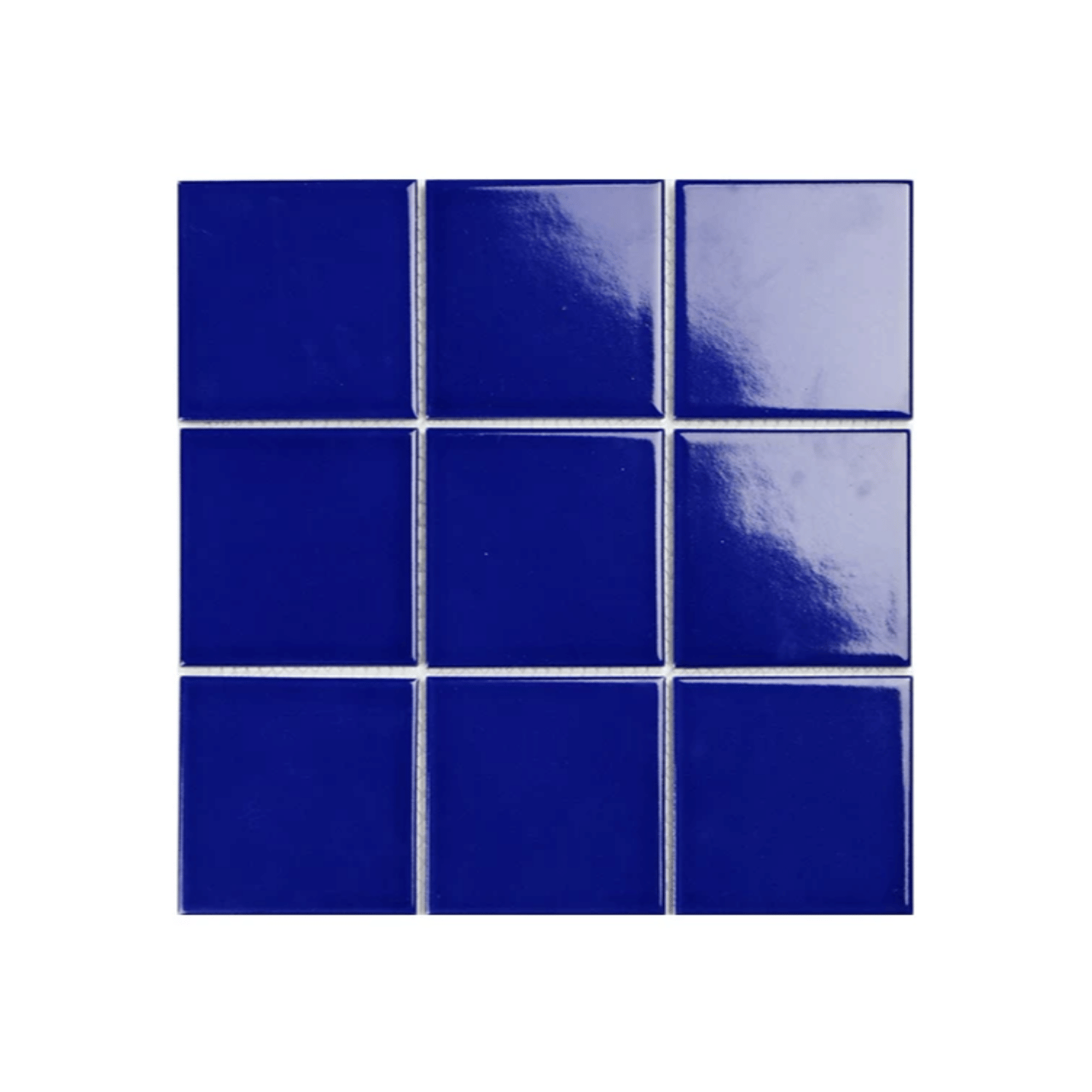 โมเสค TIMELESS TILES รุ่น 3X3 SQUARE MOSAIC TILES ขนาด 30X30 ซม. สีน้ำเงิน ผิวเงา_0