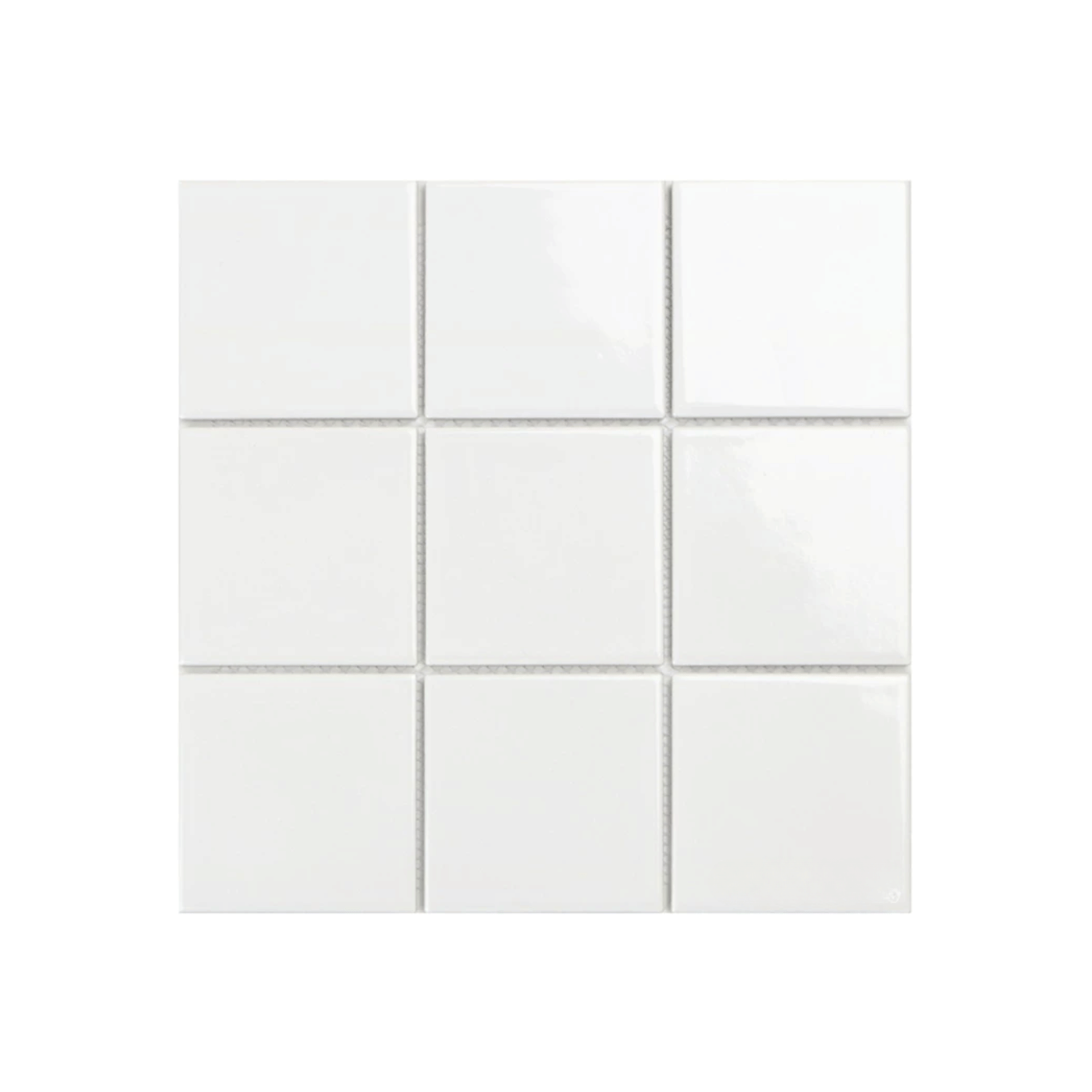 โมเสค TIMELESS TILES รุ่น 3X3 SQUARE MOSAIC TILES ขนาด 30X30 ซม. สีขาว ผิวเงา (ราคา/ตรม.)_0