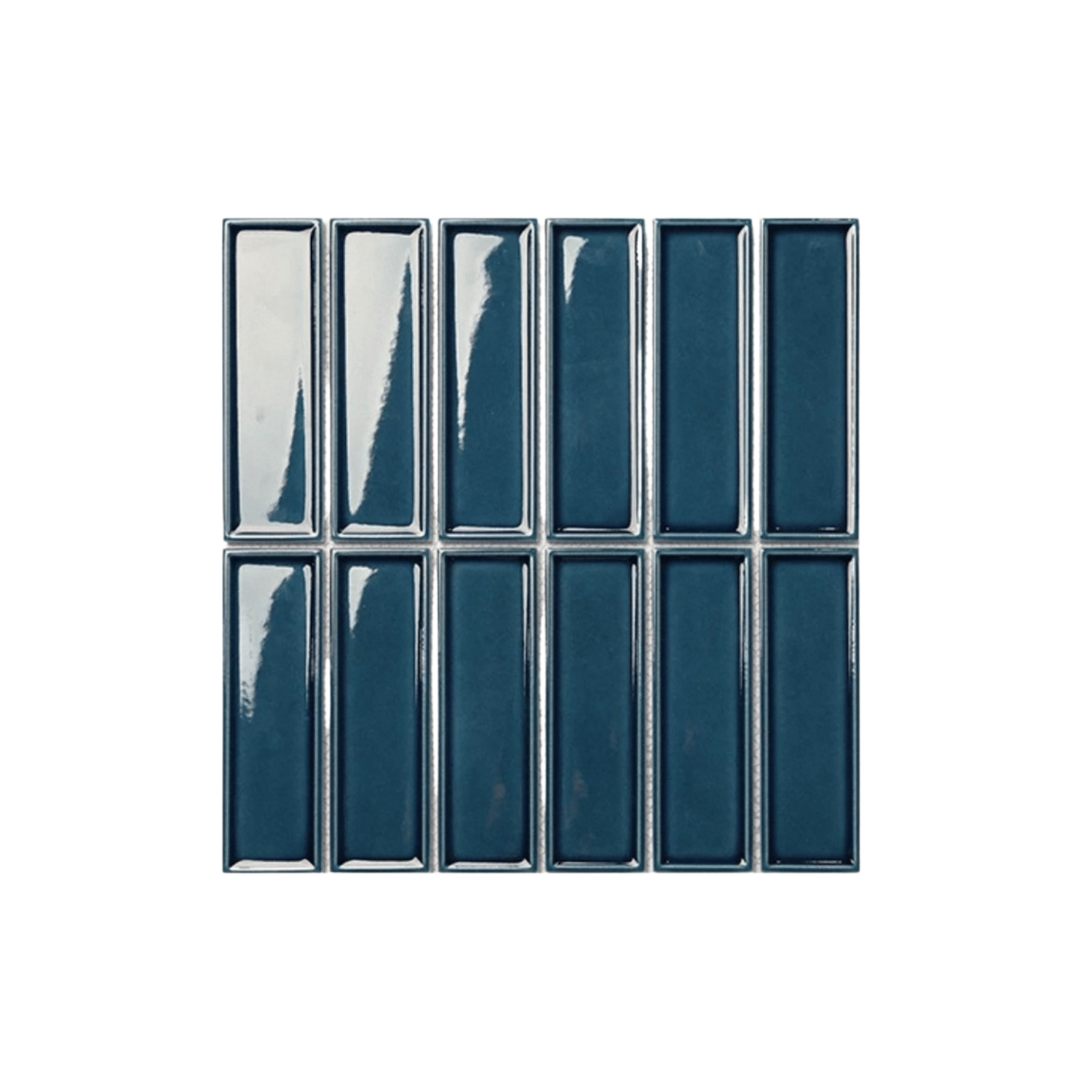 โมเสค TIMELESS TILES รุ่น BAR 29.3X28.5 ซม. สีน้ำเงิน DARK BLUE ผิวเงา_1
