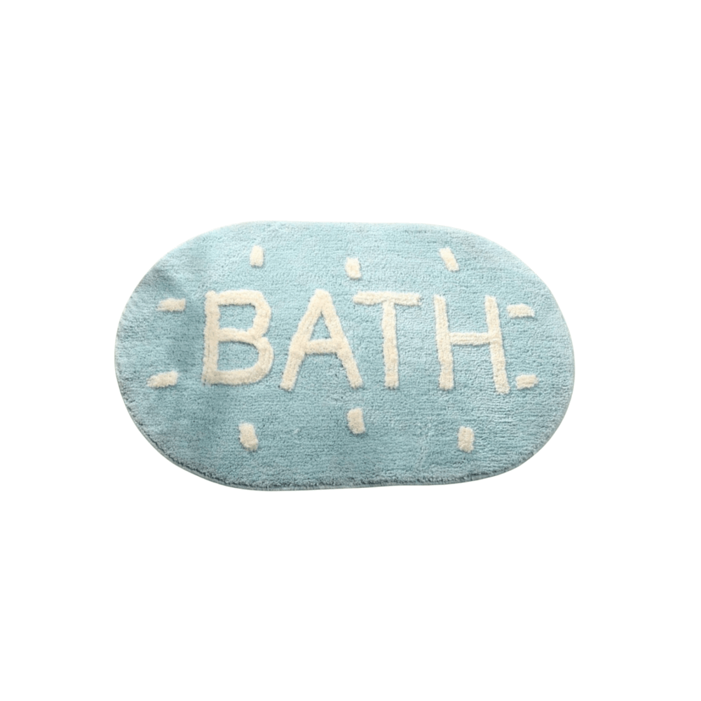 พรมเช็ดเท้า JKLOVEHOME DOORMAT SERIES 001 40X60 ซม. สีฟ้า_0
