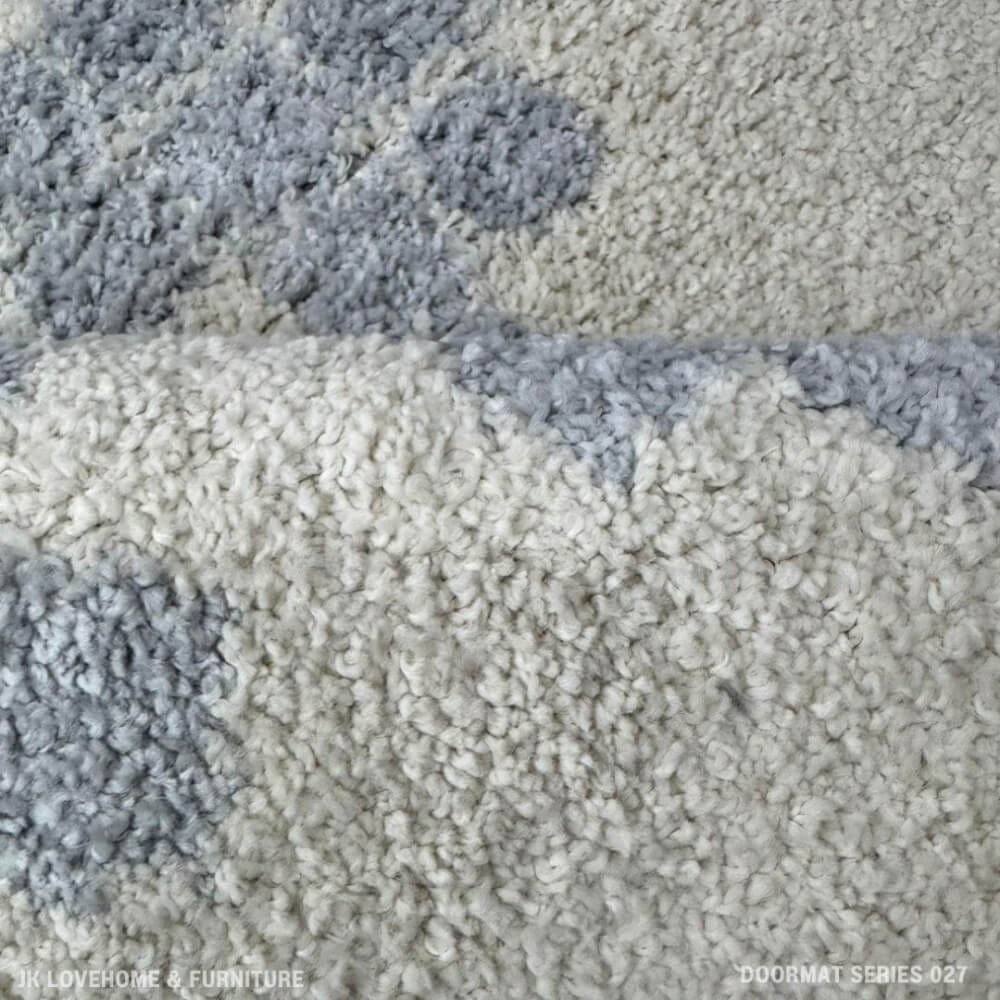 พรมเช็ดเท้า JKLOVEHOME DOORMAT SERIES 027 40X70 ซม. สีเบจ