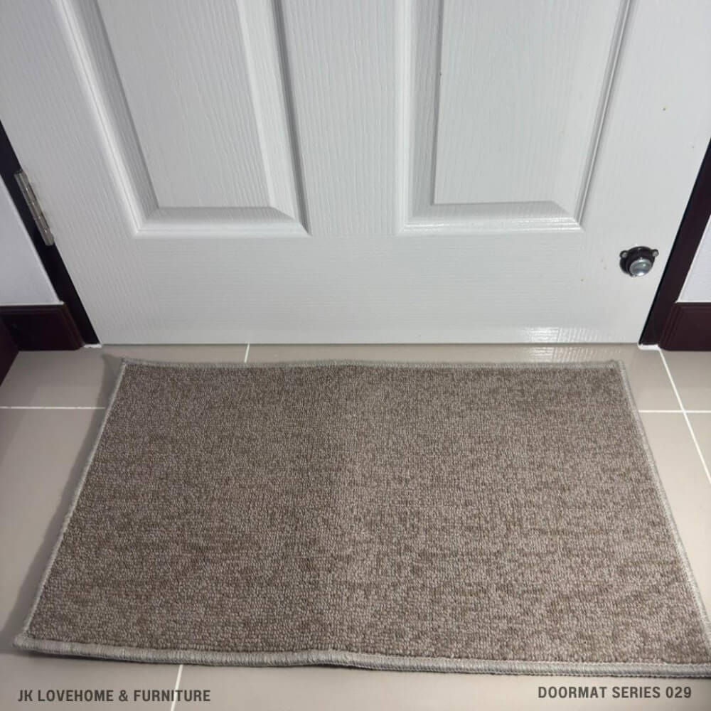พรมเช็ดเท้า JKLOVEHOME DOORMAT SERIES 029 40X70 ซม. สีน้ำตาล