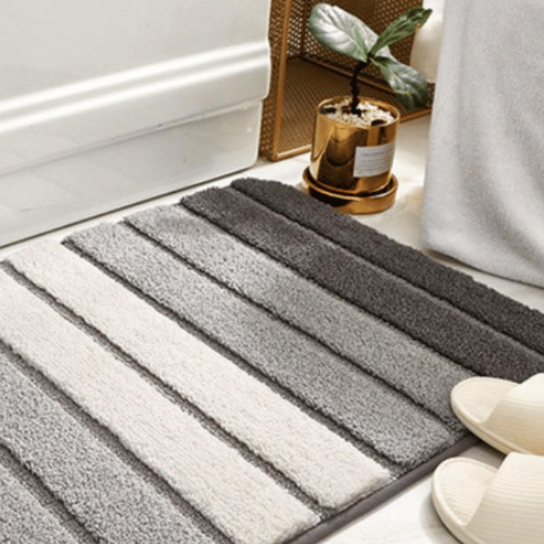 พรมเช็ดเท้า JKLOVEHOME DOORMAT SERIES 003 40X60 ซม. สีเทา_1