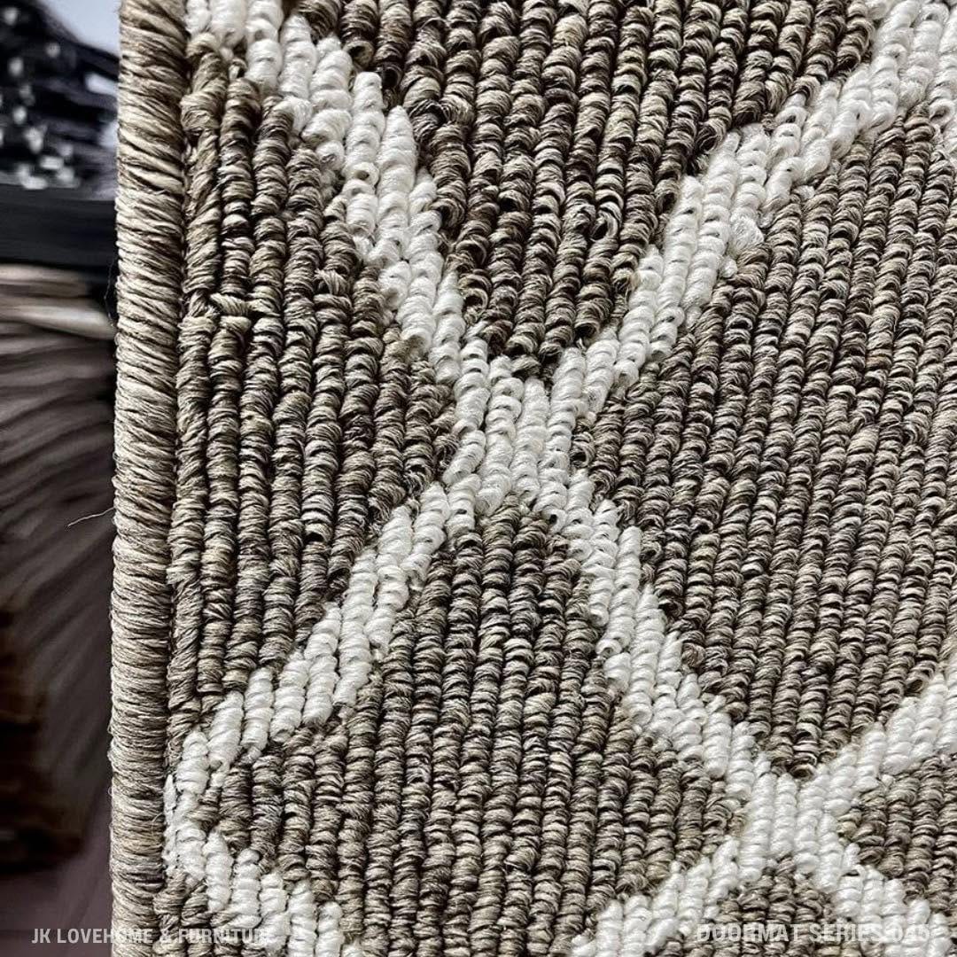 พรมเช็ดเท้า JKLOVEHOME DOORMAT SERIES 045 45X150 ซม. สีน้ำตาล_1