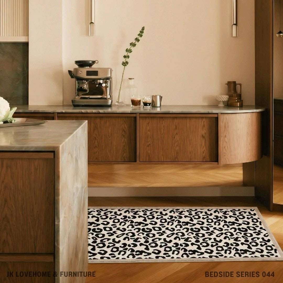 พรมข้างเตียง JKLOVEHOME BEDSIDE SERIES 044 80X180 ซม. สีขาว_1