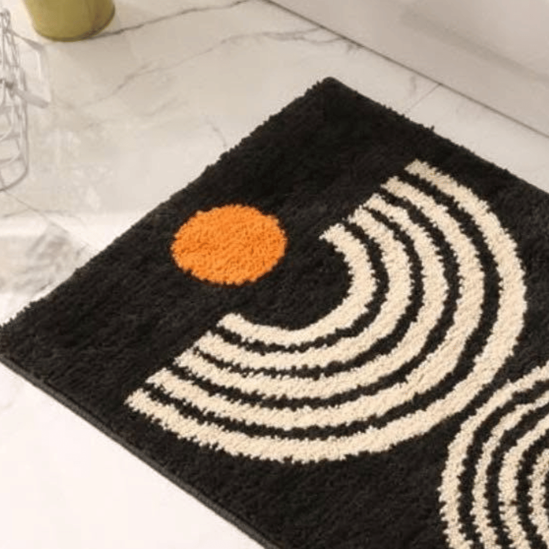 พรมเช็ดเท้า JKLOVEHOME DOORMAT SERIES 044 40X60 ซม. สีดำ_2