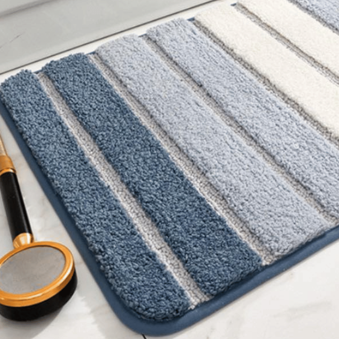 พรมเช็ดเท้า JKLOVEHOME DOORMAT SERIES 003 40X60 ซม. สีฟ้า_2