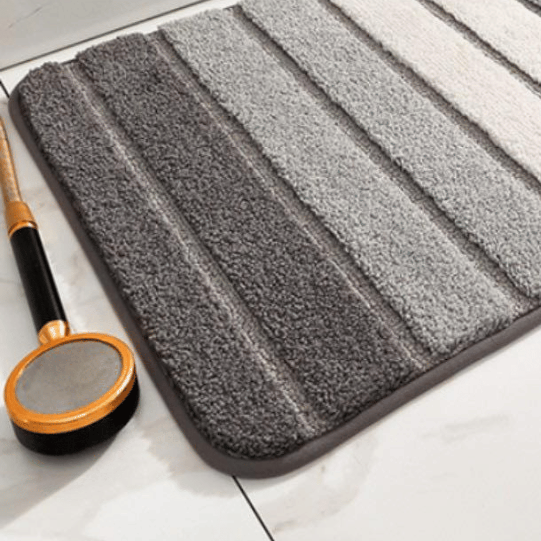 พรมเช็ดเท้า JKLOVEHOME DOORMAT SERIES 003 40X60 ซม. สีเทา_2