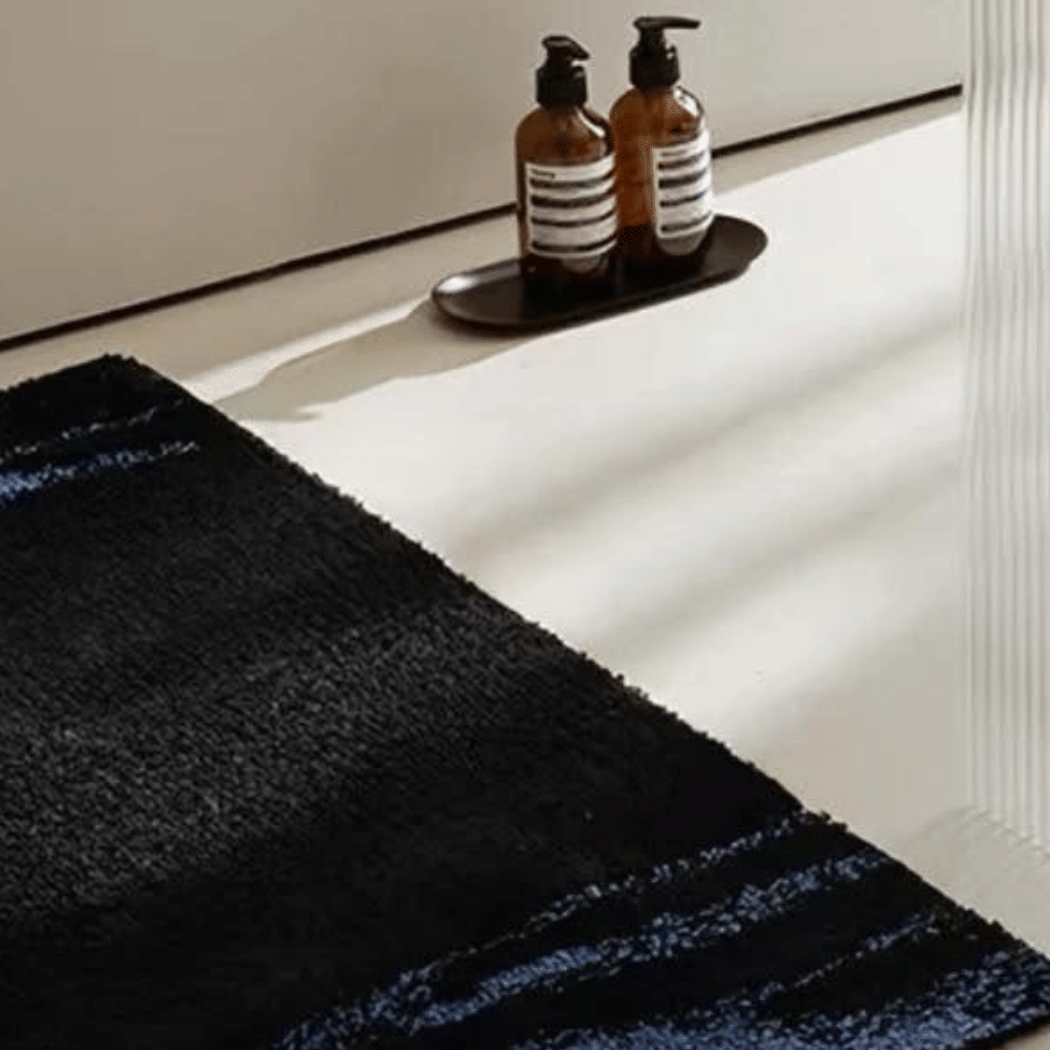 พรมเช็ดเท้า JKLOVEHOME DOORMAT SERIES 048 60X90 ซม. สีดำ_2