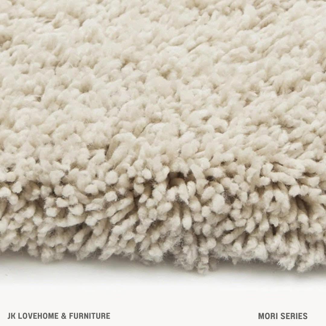 พรมกลม JKLOVEHOME MORI SERIES 150 ซม. สีครีม_4