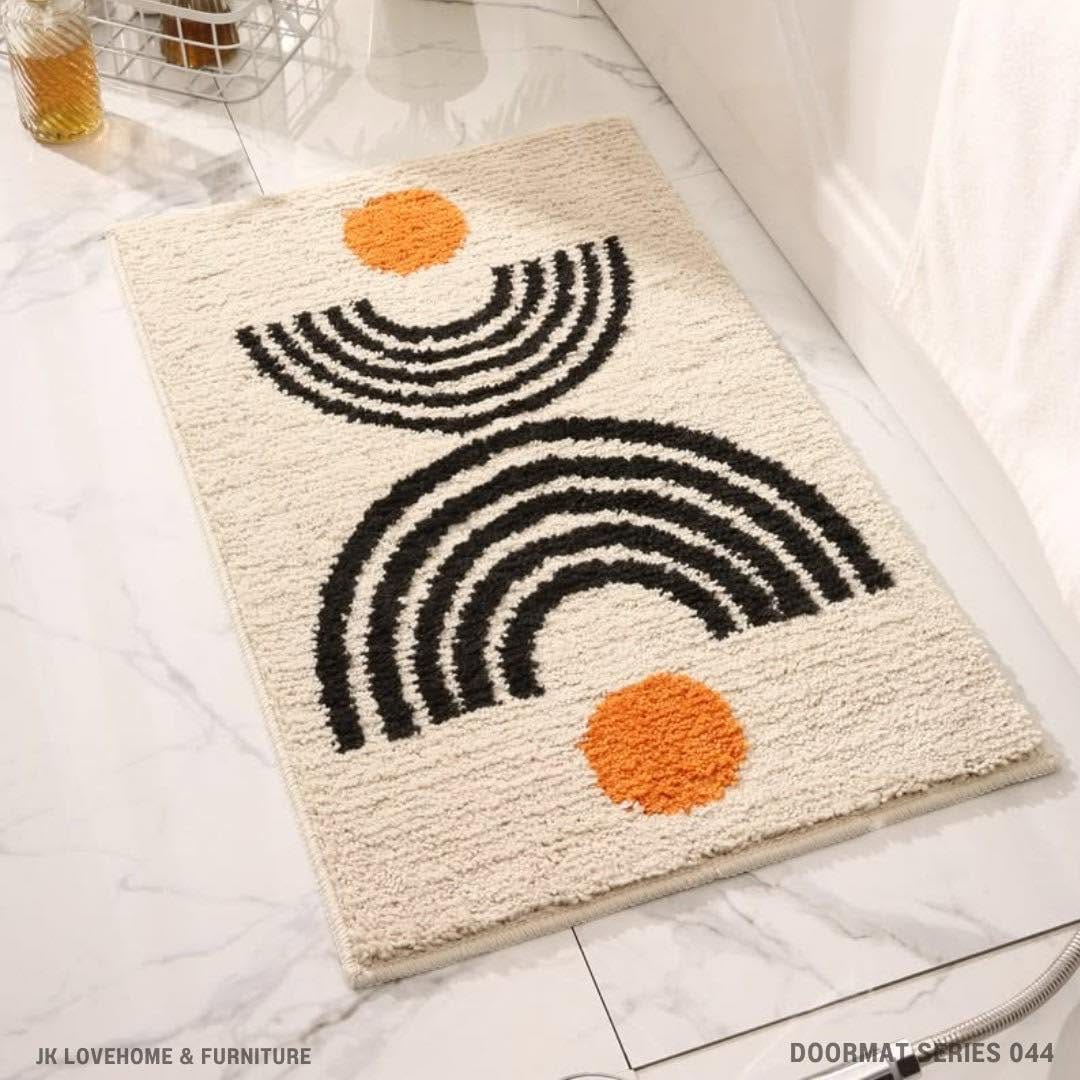 พรมเช็ดเท้า JKLOVEHOME DOORMAT SERIES 044 40X60 ซม. สีครีม_3