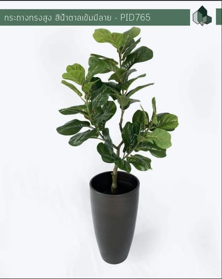 กระถางพลาสติก PIMARN รุ่น PID765 ทรงสูง 53X30×53 CM สีน้ำตาลเข้ม_4