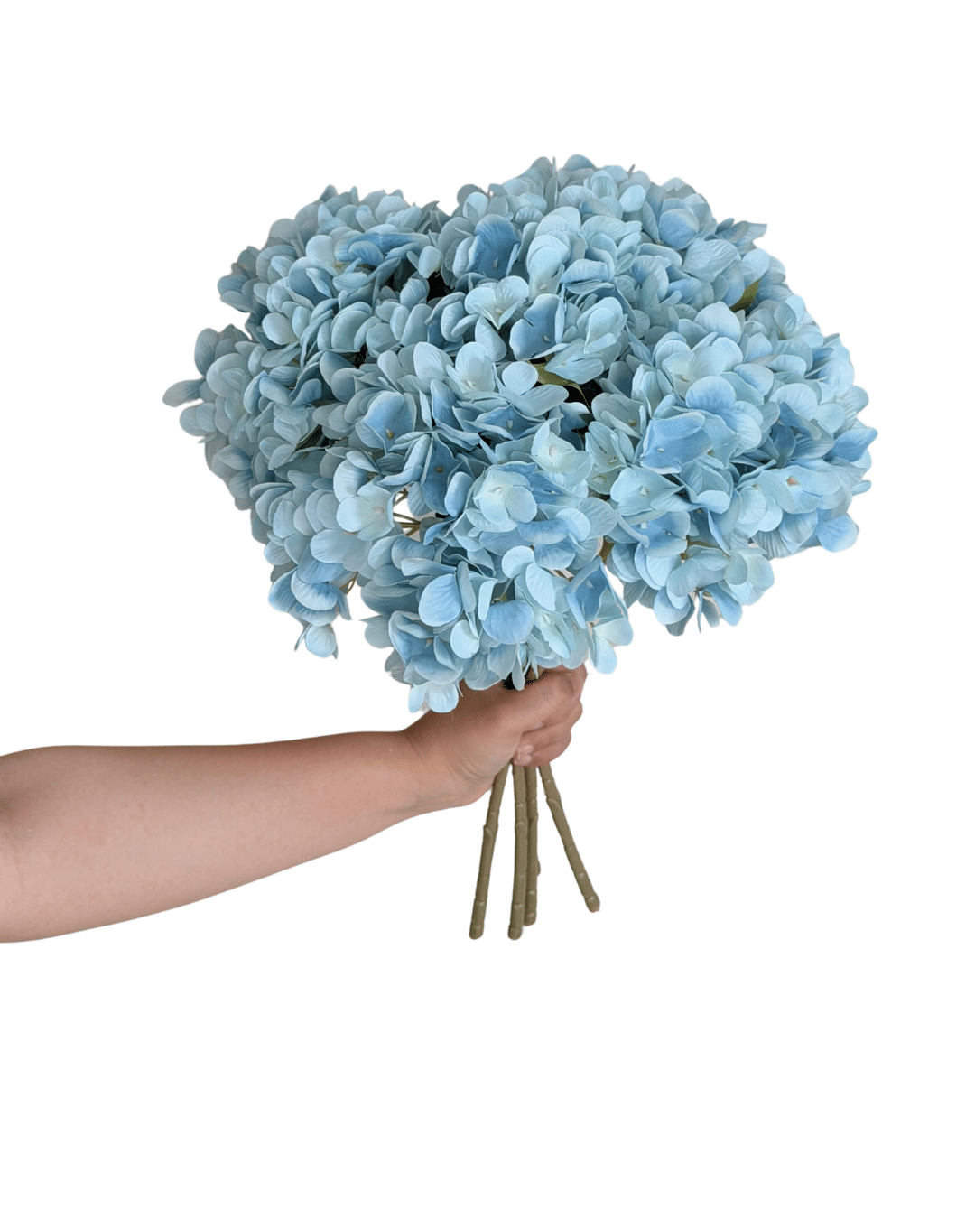 ดอกไฮเดรนเยียปลอม 5 ก้าน PIMARN รุ่น PID445 สูง 45 ซม,สีฟ้า (ไม่มีแจกัน)_0