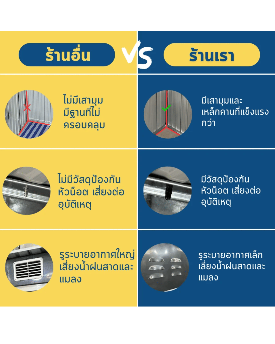บ้านเก็บของกลางแจ้ง PIMARN รูปแบบ 1 ประตูสไลด์ 164X85X184 ซม._10