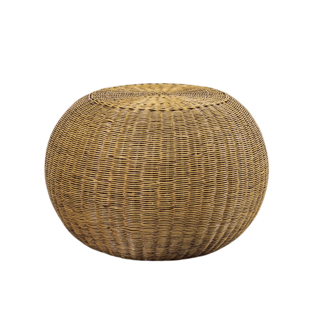 สตูล หวายแท้ PISAMAI รุ่น TOM STOOL สไตล์ CLASSIC ขนาด 70*70*52 ซม. สีธรรมชาติ