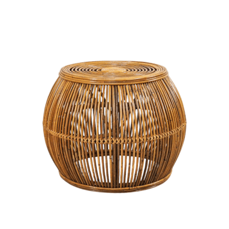สตูล หวายแท้ PISAMAI รุ่น DIB STOOL สไตล์ TROPICAL ขนาด 52*52*58 ซม. สีธรรมชาติ_0