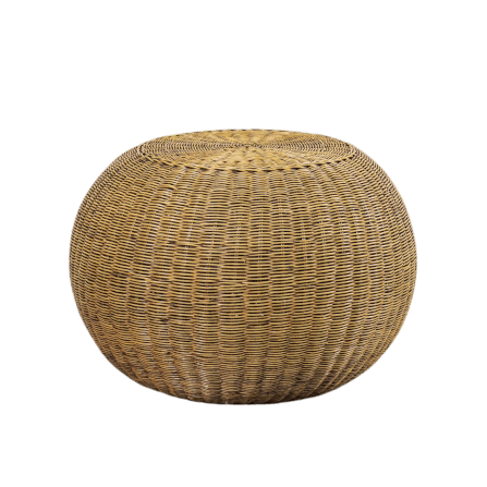 สตูล หวายแท้ PISAMAI รุ่น TOM STOOL สไตล์ CLASSIC ขนาด 70*70*52 ซม. สีธรรมชาติ_0