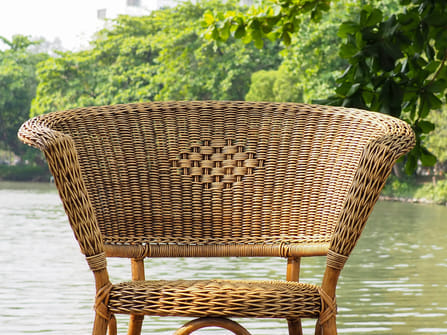 เก้าอี้พักผ่อน หวายแท้ PISAMAI รุ่น AKONG CHAIR ทรงคลาสสิค_5