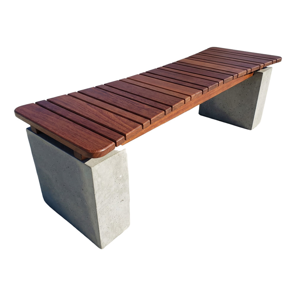 ม้านั่งสนาม NATUREANDTREND เลนส์เว้า สี MODERN OAK_0