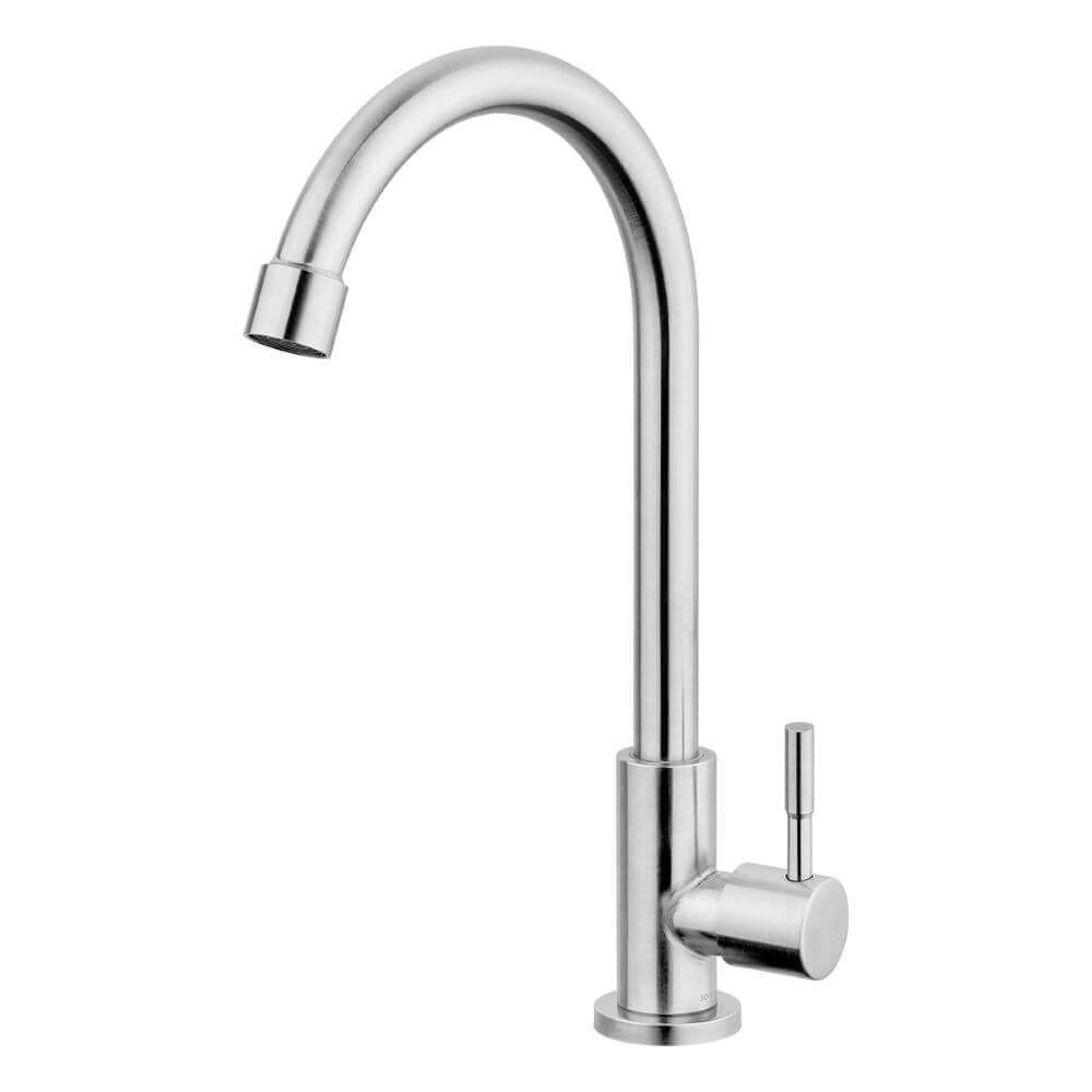 ก๊อกซิงค์เดี่ยวเคาน์เตอร์ DINOSAUR WASHTUB รุ่น YS42/7 สีเงิน_3