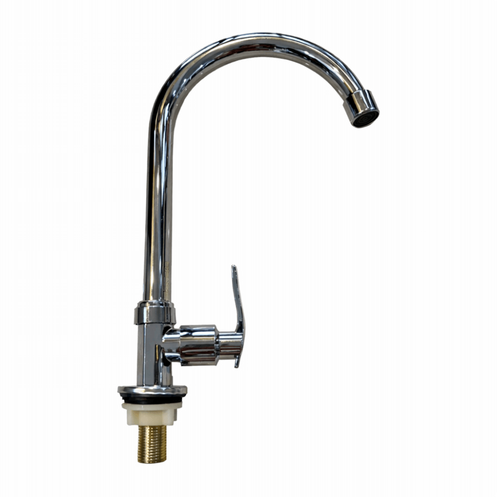 ก๊อกซิงค์เดี่ยวเคาน์เตอร์ DINOSAUR WASHTUB รุ่น YS42/7 สีเงิน_4