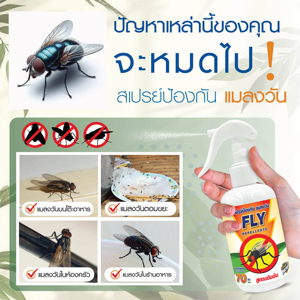 สเปรย์สมุนไพรไล่แมลงวัน SMARTNOW 250 มล._1
