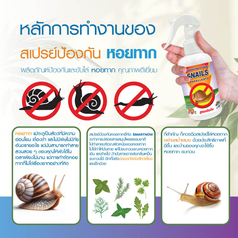 สเปรย์สมุนไพรไล่หอยทาก SMARTNOW 250 มล._2