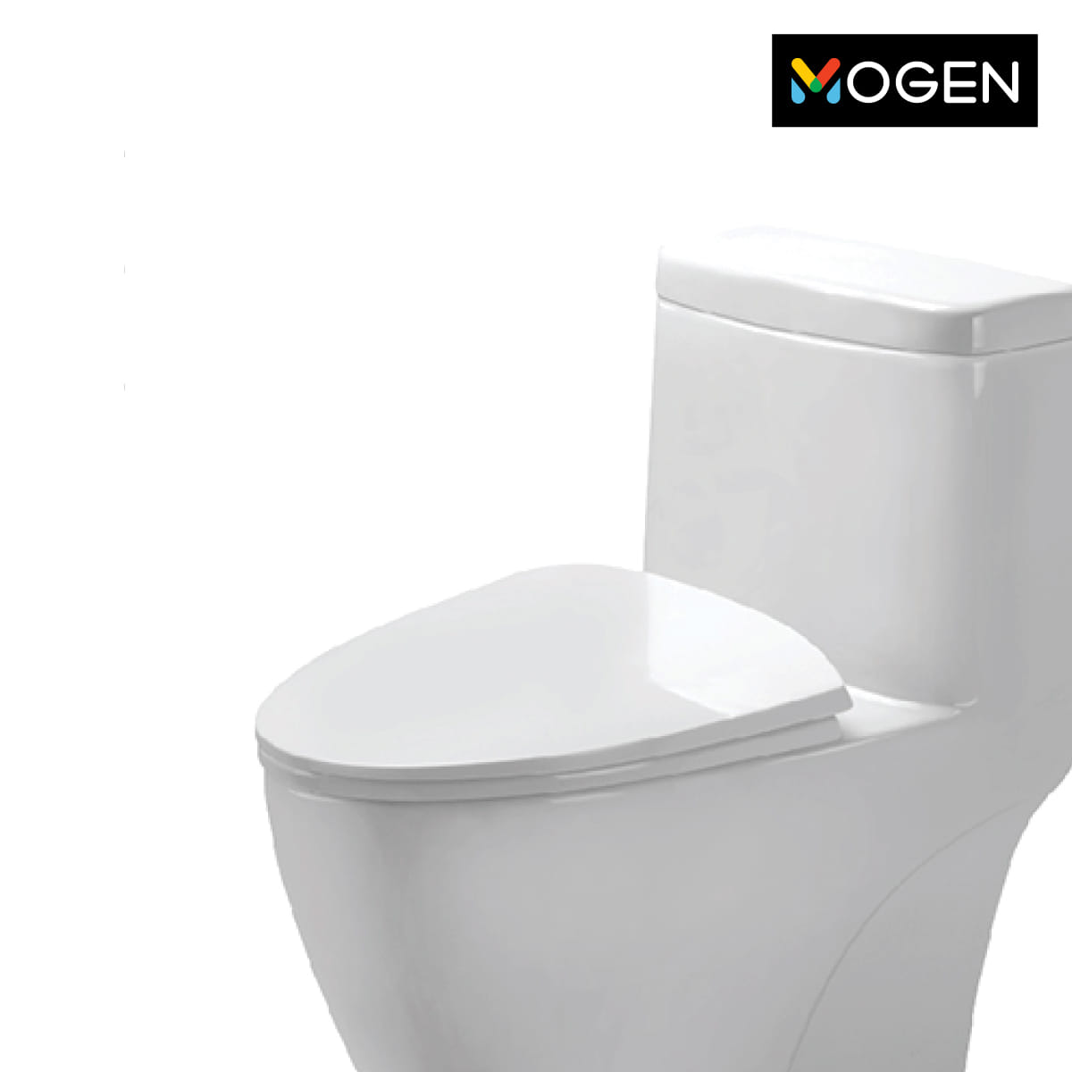 สุขภัณฑ์ 1 ชิ้น  MOGEN รุ่น MO38N ฝา SLOW CLOSE 3/6 สิตร สีขาว_2