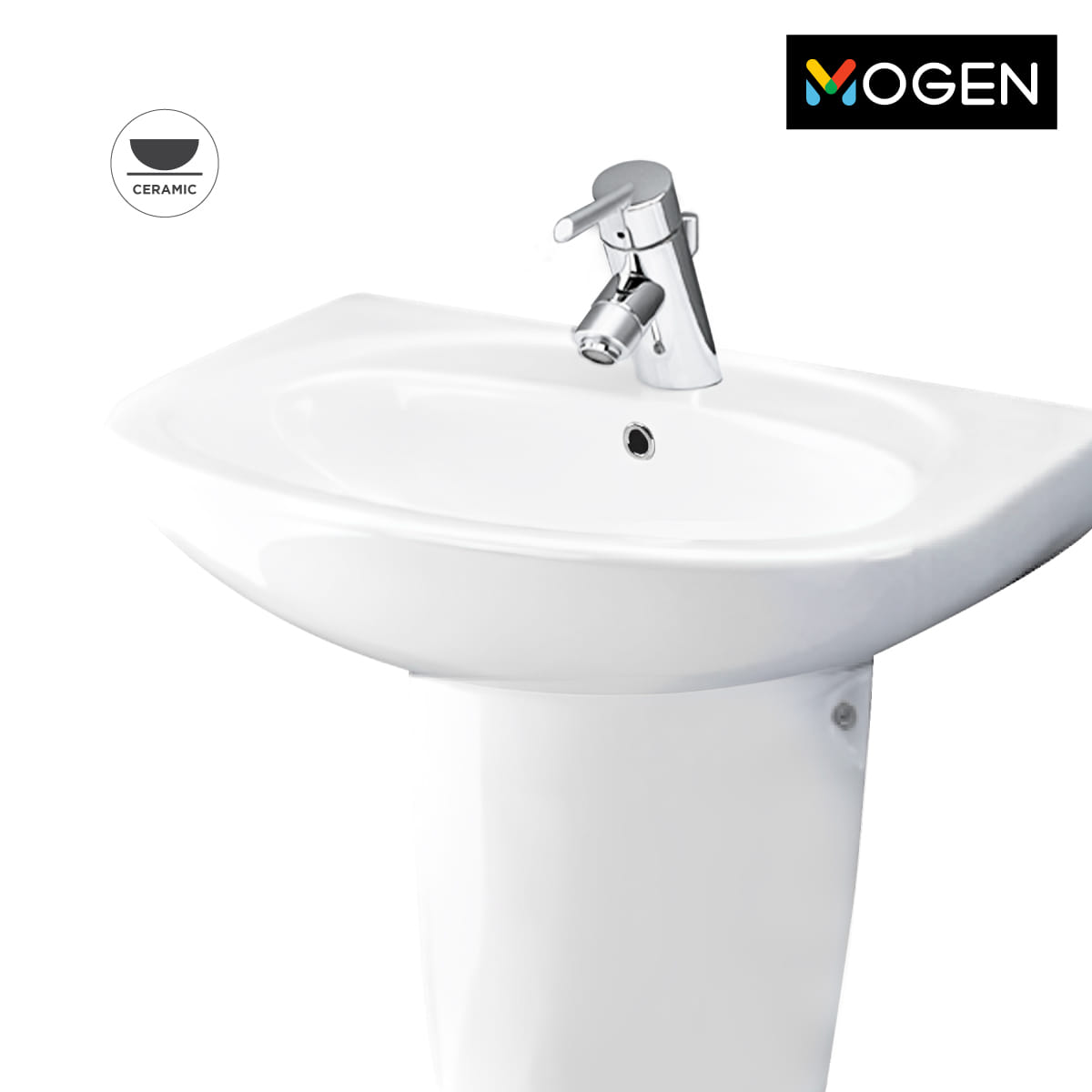 อ่างล้างหน้าแขวนผนัง พร้อมขาตั้งแขวน MOGEN รุ่น MA142 สีขาว_3