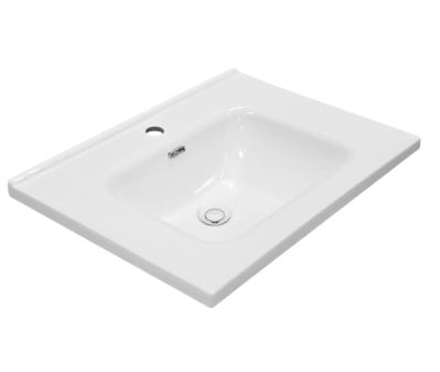 อ่างล้างหน้าฝังบนเคาน์เตอร์ MOGEN MA851 สีขาว_3