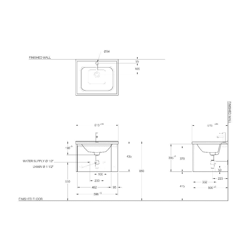 อ่างล้างหน้าพร้อมตู้กันน้ำ 100% MOGEN รุ่น LFU84060P27(SP-L) 60 ซม._4