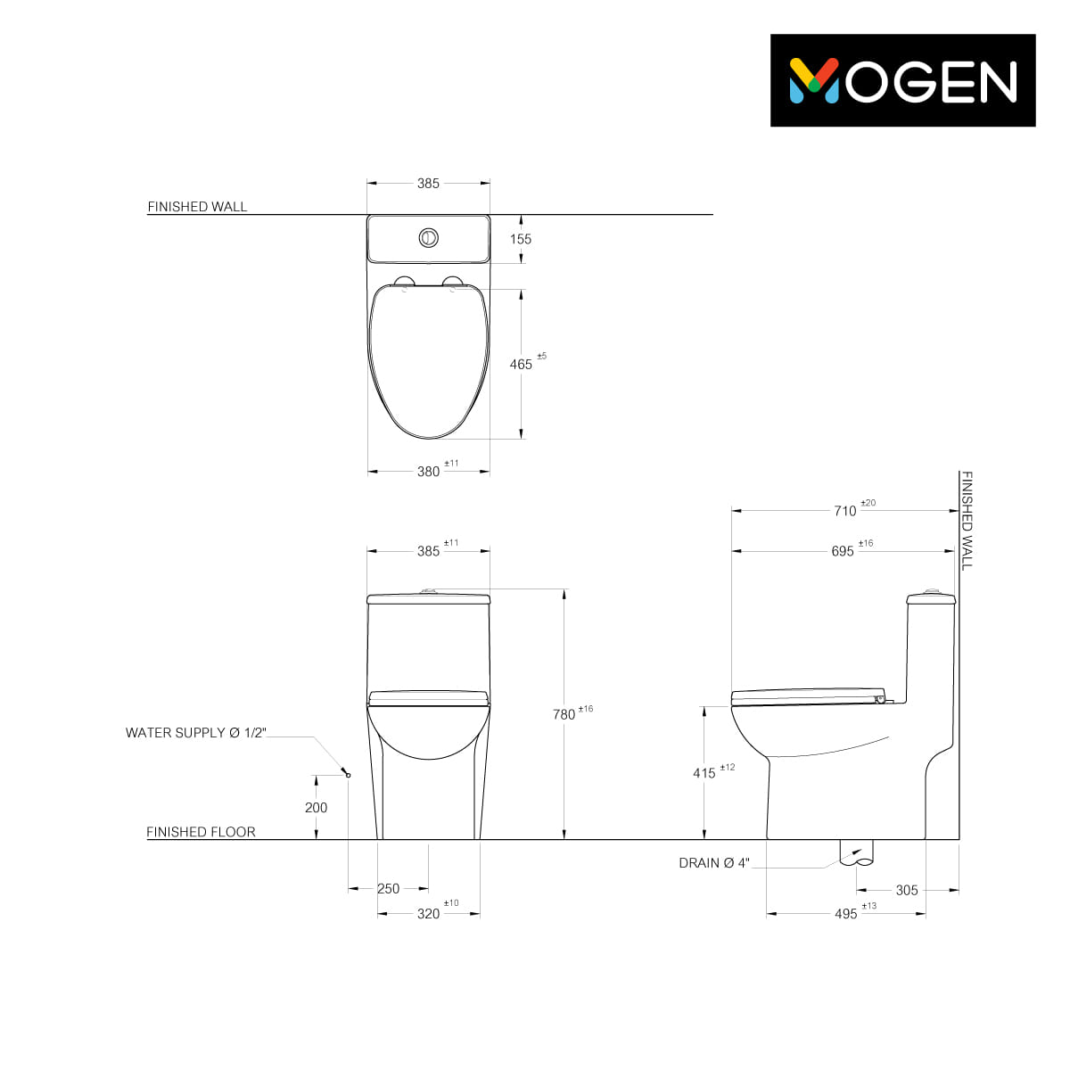 สุขภัณฑ์ 1 ชิ้น  MOGEN รุ่น MO79  ฝา SLOW CLOSE 3/6 ลิตร สีขาว_7