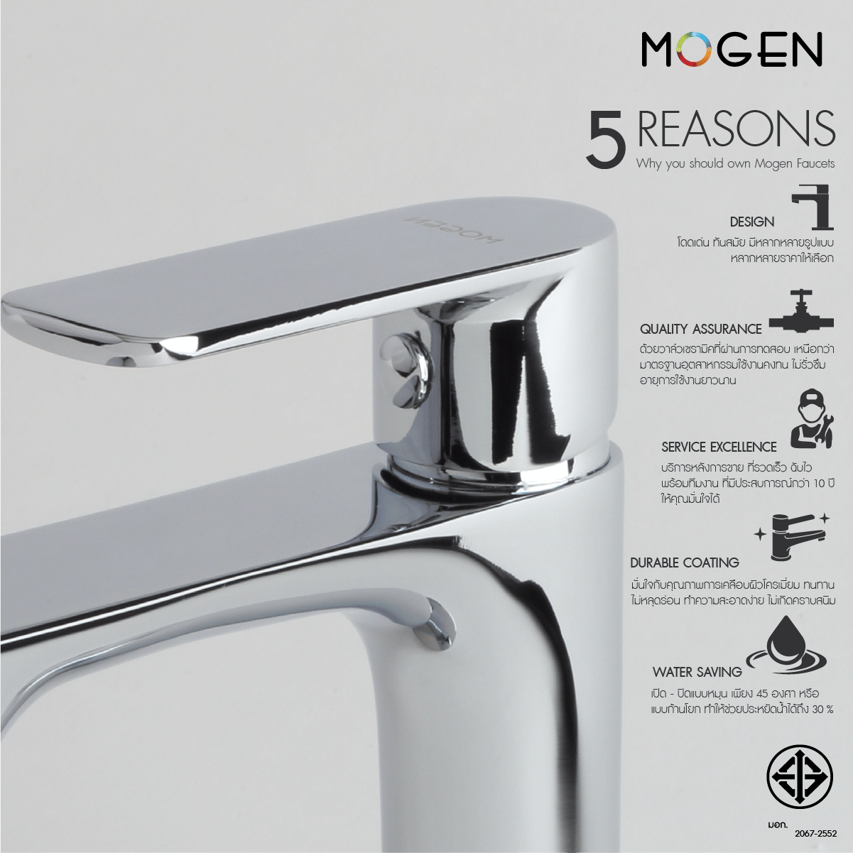 ก๊อกอ่างล้างหน้าเดี่ยว MOGEN FCA06C_8