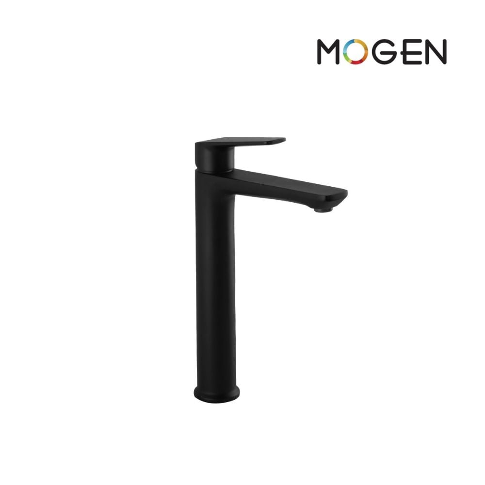 ก๊อกผสมอ่างล้างหน้า ทรงสูง​ MOGEN FCA70M#BL​ สีดำ_4